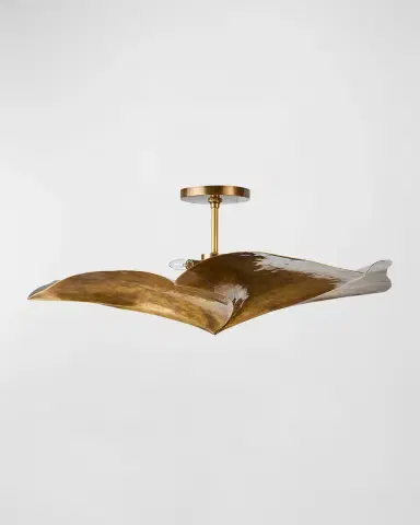 Arteriors Daniella 12" 3-Light Flush Mount | Thumbnail 2 Arteriors Daniella 12" 3-Light Flush Mount | Thumbnail 2
