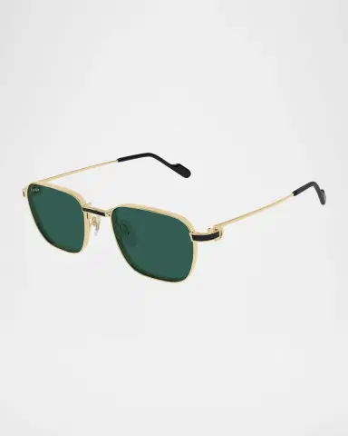 Cartier Men 's CT0497SM Metal Rectangle Sunglasses | Thumbnail 3 Cartier Men 's CT0497SM Metal Rectangle Sunglasses | Thumbnail 3
