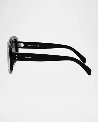 Celine Bold 3 Dots Acetate Shield Sunglasses | Thumbnail 4 Celine Bold 3 Dots Acetate Shield Sunglasses | Thumbnail 4