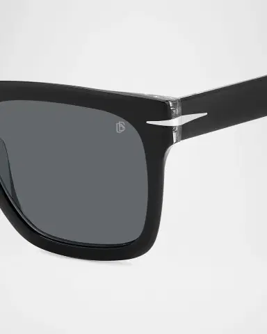 David Beckham Men 's Acetate Square Sunglasses | Thumbnail 2 David Beckham Men 's Acetate Square Sunglasses | Thumbnail 2