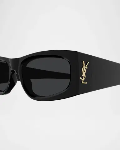 Saint Laurent Rectangular Acetate Sunglasses | Thumbnail 2 Saint Laurent Rectangular Acetate Sunglasses | Thumbnail 2
