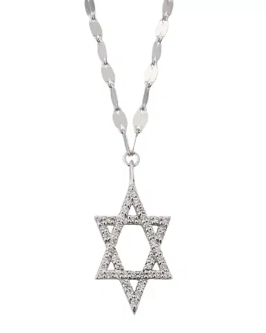 LANA 14K Gold Flawless Star of David Pendant Necklace with Jump Ring, 16-18"L | Thumbnail 1 LANA 14K Gold Flawless Star of David Pendant Necklace with Jump Ring, 16-18"L | Thumbnail 1