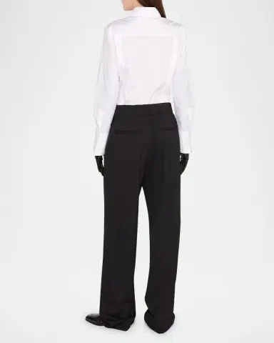 CALLAS Milano Sydney Straight-Leg Tropical Suiting Pants | Thumbnail 2 CALLAS Milano Sydney Straight-Leg Tropical Suiting Pants | Thumbnail 2