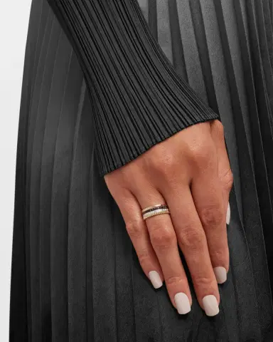 Boucheron Quatre 18K Gold Classique Small Band Diamond Ring | Thumbnail 2 Boucheron Quatre 18K Gold Classique Small Band Diamond Ring | Thumbnail 2