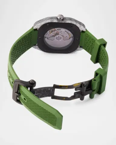 HERMÈS Hermès H08 Green Rubber Watch, 42 mm | Thumbnail 4 HERMÈS Hermès H08 Green Rubber Watch, 42 mm | Thumbnail 4