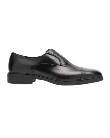 Santoni Men's Cap Toe Leather Derbys | Thumbnail 1 Santoni Men's Cap Toe Leather Derbys | Thumbnail 1