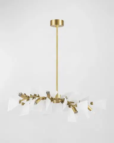 Arteriors Delmar 58" 12-Light Chandelier | Thumbnail 2 Arteriors Delmar 58" 12-Light Chandelier | Thumbnail 2