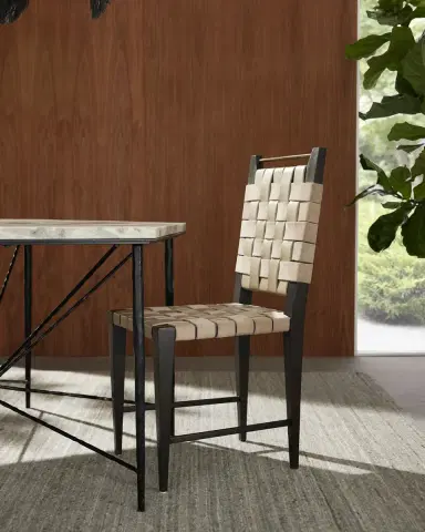 Arteriors Lakewood Leather Dining Chair | Thumbnail 2 Arteriors Lakewood Leather Dining Chair | Thumbnail 2