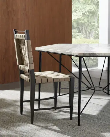 Arteriors Lakewood Leather Dining Chair | Thumbnail 3 Arteriors Lakewood Leather Dining Chair | Thumbnail 3