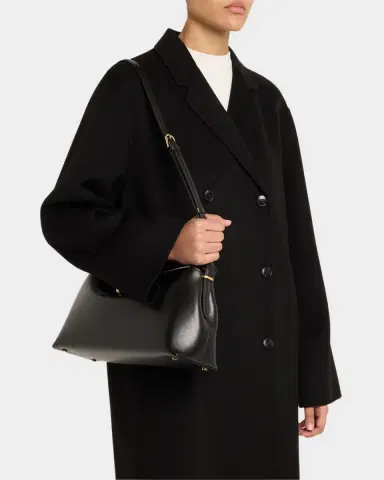 Toteme T Lock Flap Leather Shoulder Bag | Thumbnail 2 Toteme T Lock Flap Leather Shoulder Bag | Thumbnail 2