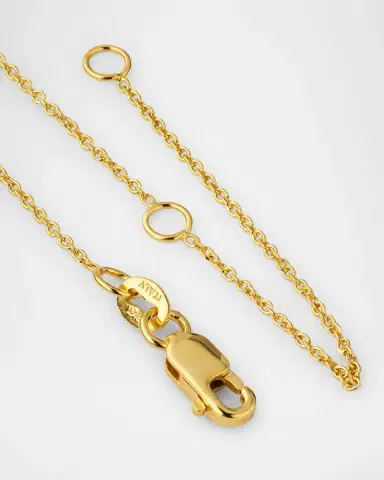 Roberto Coin 18K White Gold Diamond Snake Pendant Necklace | Thumbnail 3 Roberto Coin 18K White Gold Diamond Snake Pendant Necklace | Thumbnail 3