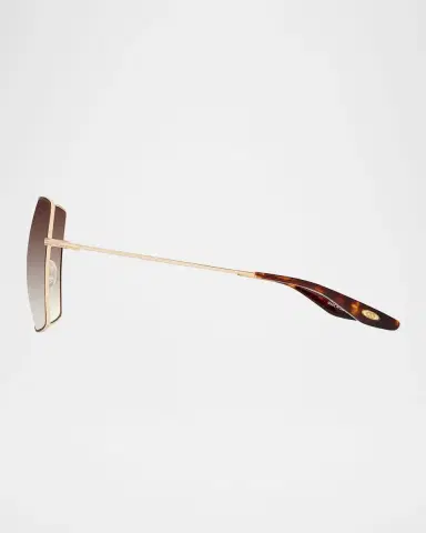 Barton Perreira Folasade Titanium Square Sunglasses | Thumbnail 2 Barton Perreira Folasade Titanium Square Sunglasses | Thumbnail 2
