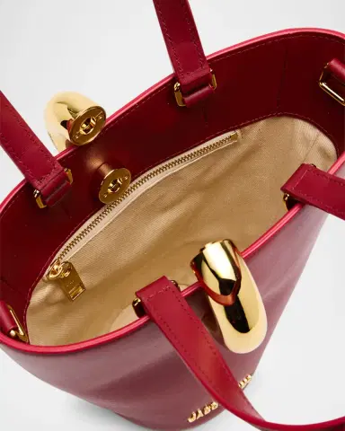 Jacquemus Le Petit Bambola Chain-Link Leather Bucket Bag | Thumbnail 3 Jacquemus Le Petit Bambola Chain-Link Leather Bucket Bag | Thumbnail 3