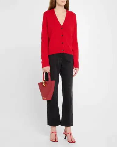 Jacquemus Le Petit Bambola Chain-Link Leather Bucket Bag | Thumbnail 4 Jacquemus Le Petit Bambola Chain-Link Leather Bucket Bag | Thumbnail 4