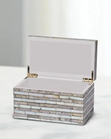 Jamie Young Roosevelt Small Mother-of-Pearl Box | Thumbnail 2 Jamie Young Roosevelt Small Mother-of-Pearl Box | Thumbnail 2