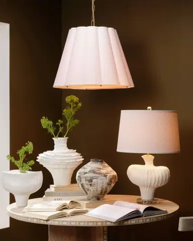 Jamie Young Scalloped 24" Hanging Pendant | Thumbnail 2 Jamie Young Scalloped 24" Hanging Pendant | Thumbnail 2