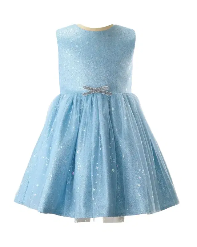 Girl 's Sparkle Star Tulle Dress, Size 2-14 Girl 's Sparkle Star Tulle Dress, Size 2-14