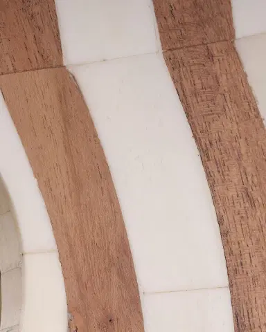 Jamie Young Bardot 60" Bone & Wood Wall Mirror | Thumbnail 4 Jamie Young Bardot 60" Bone & Wood Wall Mirror | Thumbnail 4