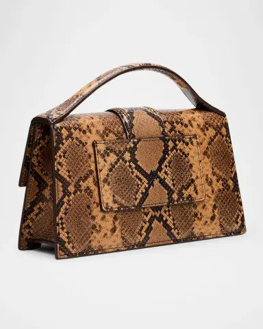 Jacquemus Le Grand Bambino Snakeskin-Print Crossbody Bag | Thumbnail 2 Jacquemus Le Grand Bambino Snakeskin-Print Crossbody Bag | Thumbnail 2