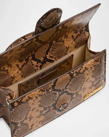 Jacquemus Le Grand Bambino Snakeskin-Print Crossbody Bag | Thumbnail 3 Jacquemus Le Grand Bambino Snakeskin-Print Crossbody Bag | Thumbnail 3
