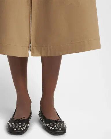 Golden Goose Journey Zip-Front Circle Skirt | Thumbnail 5 Golden Goose Journey Zip-Front Circle Skirt | Thumbnail 5