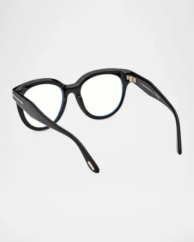 TOM FORD Round Acetate Optical Glasses | Thumbnail 2 TOM FORD Round Acetate Optical Glasses | Thumbnail 2
