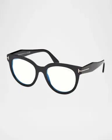 TOM FORD Round Acetate Optical Glasses | Thumbnail 3 TOM FORD Round Acetate Optical Glasses | Thumbnail 3