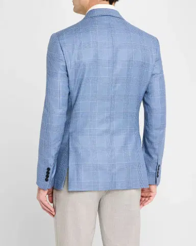 Emporio Armani Men's Houndstooth Plaid Sport Coat | Thumbnail 3 Emporio Armani Men's Houndstooth Plaid Sport Coat | Thumbnail 3