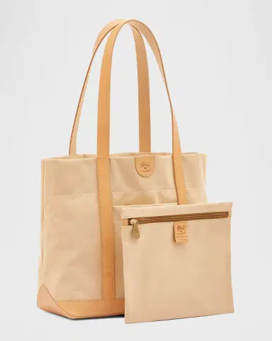 Il Bisonte Caramella Medium Canvas Shopper Tote Bag | Thumbnail 6 Il Bisonte Caramella Medium Canvas Shopper Tote Bag | Thumbnail 6