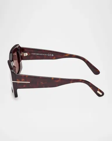 Tom Ford Brigitta Rectangle Acetate Sunglasses | Thumbnail 4 Tom Ford Brigitta Rectangle Acetate Sunglasses | Thumbnail 4