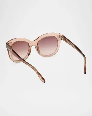 TOM FORD Odette Round Acetate Sunglasses | Thumbnail 2 TOM FORD Odette Round Acetate Sunglasses | Thumbnail 2