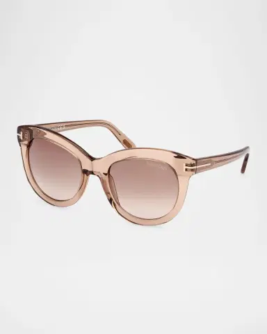TOM FORD Odette Round Acetate Sunglasses | Thumbnail 3 TOM FORD Odette Round Acetate Sunglasses | Thumbnail 3