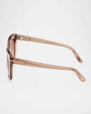 TOM FORD Odette Round Acetate Sunglasses | Thumbnail 4 TOM FORD Odette Round Acetate Sunglasses | Thumbnail 4