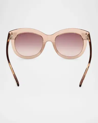 TOM FORD Odette Round Acetate Sunglasses | Thumbnail 5 TOM FORD Odette Round Acetate Sunglasses | Thumbnail 5