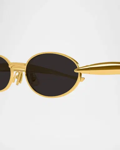 Bottega Veneta Sardine Logo Engraved Metal Sunglasses | Thumbnail 2 Bottega Veneta Sardine Logo Engraved Metal Sunglasses | Thumbnail 2