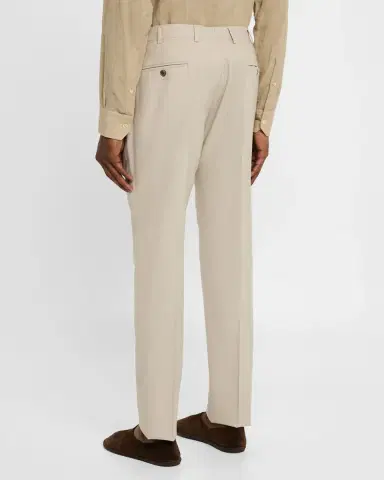 Emporio Armani Men's Textured Flat-Front Dress Pants | Thumbnail 3 Emporio Armani Men's Textured Flat-Front Dress Pants | Thumbnail 3