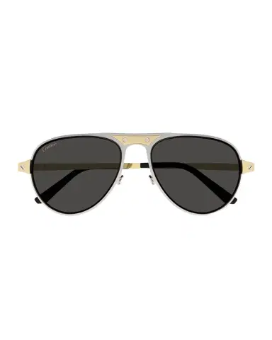 Cartier Men 's CT0533SM Metal Aviator Sunglasses | Thumbnail 1 Cartier Men 's CT0533SM Metal Aviator Sunglasses | Thumbnail 1
