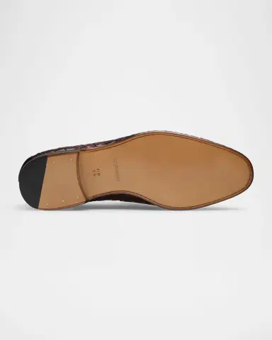 Magnanni Men's Hyde Woven Leather Penny Loafers | Thumbnail 3 Magnanni Men's Hyde Woven Leather Penny Loafers | Thumbnail 3