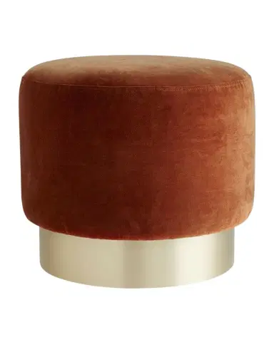 Arteriors Avalon Velvet Ottoman | Thumbnail 1 Arteriors Avalon Velvet Ottoman | Thumbnail 1