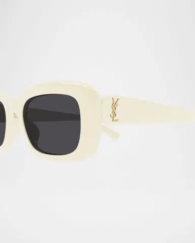 Saint Laurent Recycled Acetate Rectangular Sunglasses | Thumbnail 2 Saint Laurent Recycled Acetate Rectangular Sunglasses | Thumbnail 2