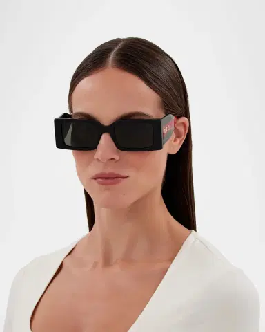 Gucci Logo-Print Rectangular Sunglasses | Thumbnail 3 Gucci Logo-Print Rectangular Sunglasses | Thumbnail 3