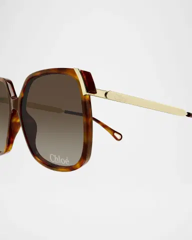 Chloé Square Acetate Sunglasses | Thumbnail 2 Chloé Square Acetate Sunglasses | Thumbnail 2