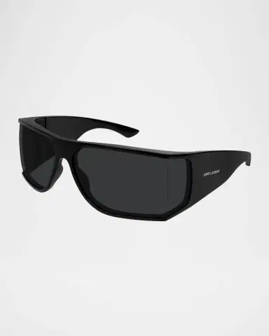 Saint Laurent Men 's SL 806M Plastic Rectangle Sunglasses | Thumbnail 2 Saint Laurent Men 's SL 806M Plastic Rectangle Sunglasses | Thumbnail 2
