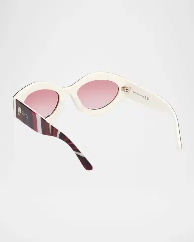 Pucci Cat-Eye Acetate Sunglasses | Thumbnail 2 Pucci Cat-Eye Acetate Sunglasses | Thumbnail 2