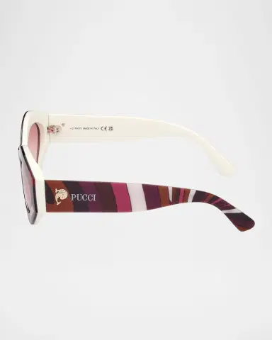 Pucci Cat-Eye Acetate Sunglasses | Thumbnail 4 Pucci Cat-Eye Acetate Sunglasses | Thumbnail 4