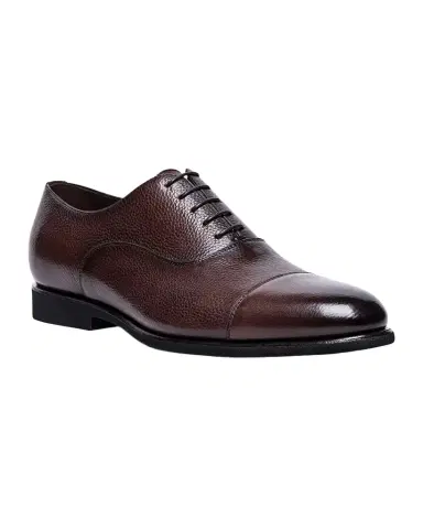 Santoni Men's Darian Grained Leather Oxfords | Thumbnail 1 Santoni Men's Darian Grained Leather Oxfords | Thumbnail 1