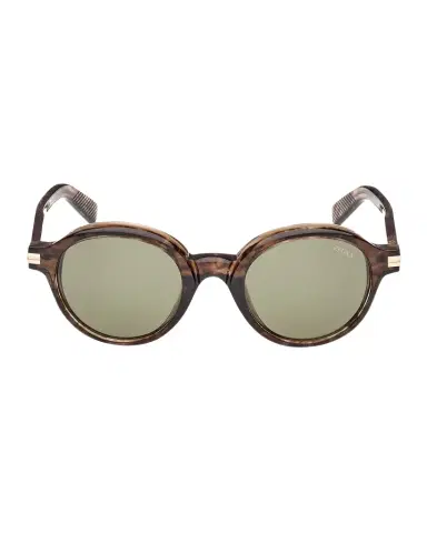 Zegna Men's Round Acetate Sunglasses | Thumbnail 1 Zegna Men's Round Acetate Sunglasses | Thumbnail 1