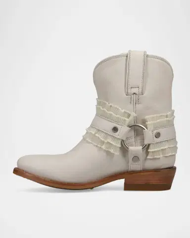Frye Billy Harness Ruffle Booties | Thumbnail 3 Frye Billy Harness Ruffle Booties | Thumbnail 3