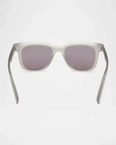 Zegna Men's Square Acetate Sunglasses | Thumbnail 5 Zegna Men's Square Acetate Sunglasses | Thumbnail 5