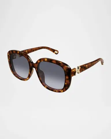 Chloé Round Acetate Sunglasses | Thumbnail 2 Chloé Round Acetate Sunglasses | Thumbnail 2